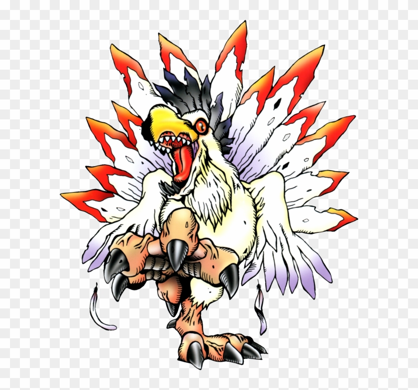 Today's Digimon Is Based On One Of My Favorite Of The - Rooster Digimon Clipart