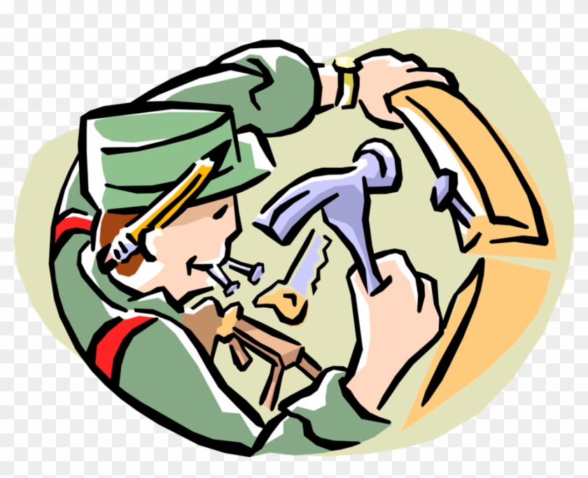 Vector Illustration Of Do It Yourself Home Improvement Clipart
