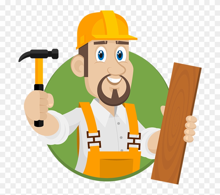 512 563 8954 - Construction Worker Cartoon Thumbs Up Clipart