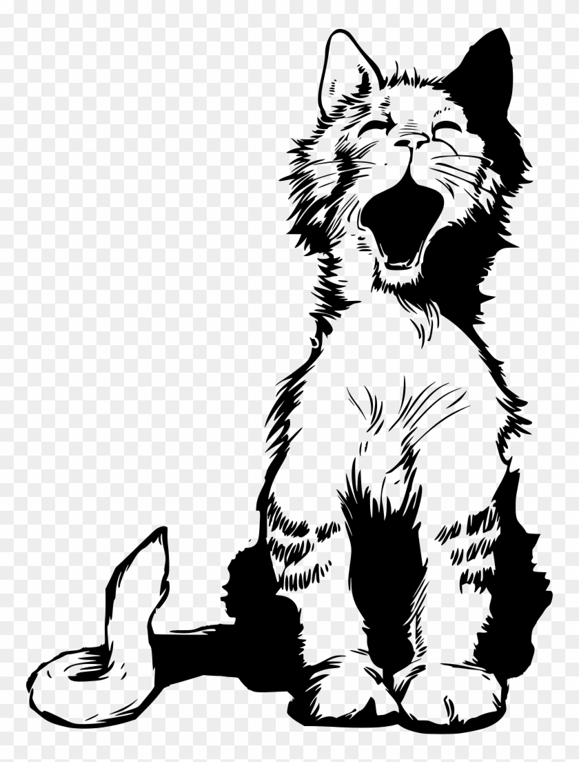 Download Png - Animated Cats Meowing Png Clipart