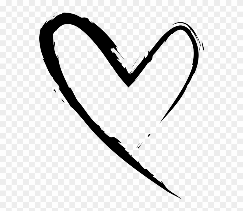 Hand Drawn Heart - Heart Clipart #5699512
