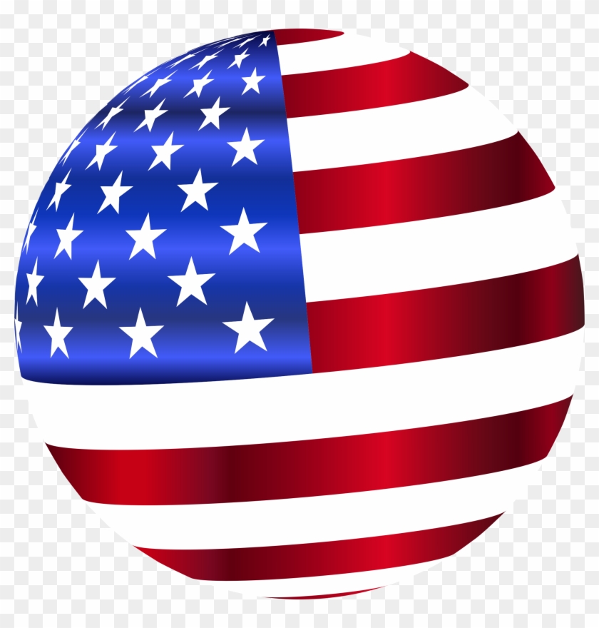 Big Image - Usa Flag Clip Art - Png Download