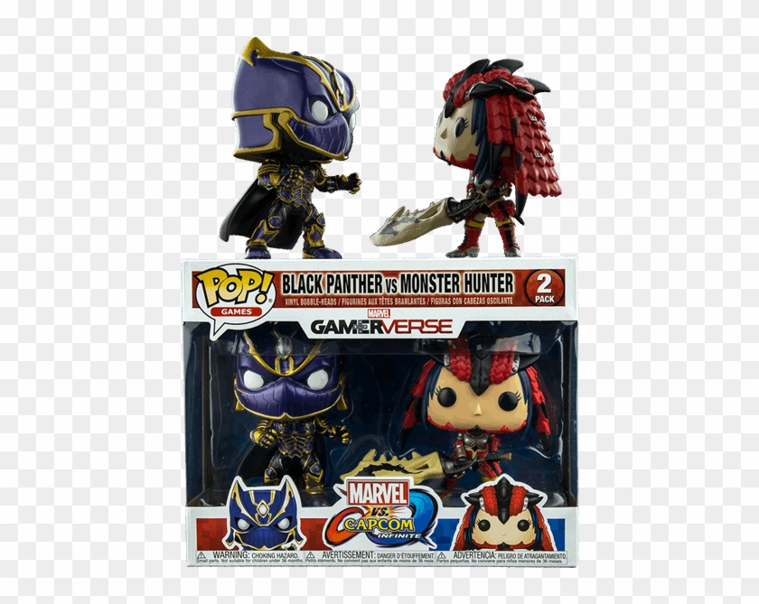 1 Of - Funko Pop Black Panther Vs Monster Hunter Clipart
