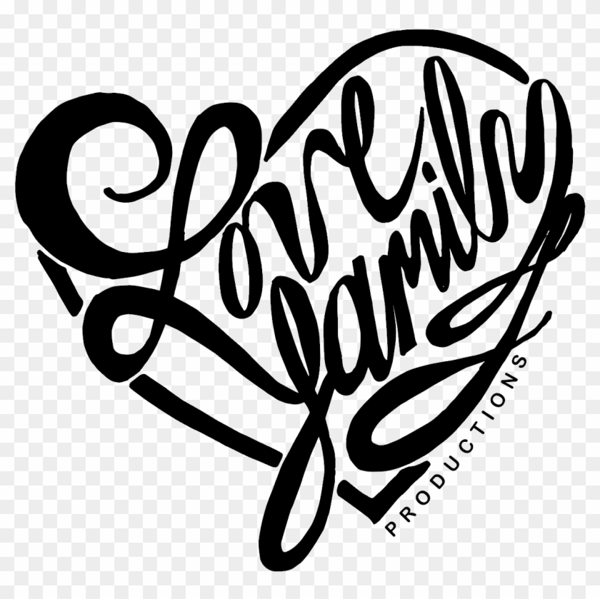 Family Love Png - Logo I Love Family Clipart