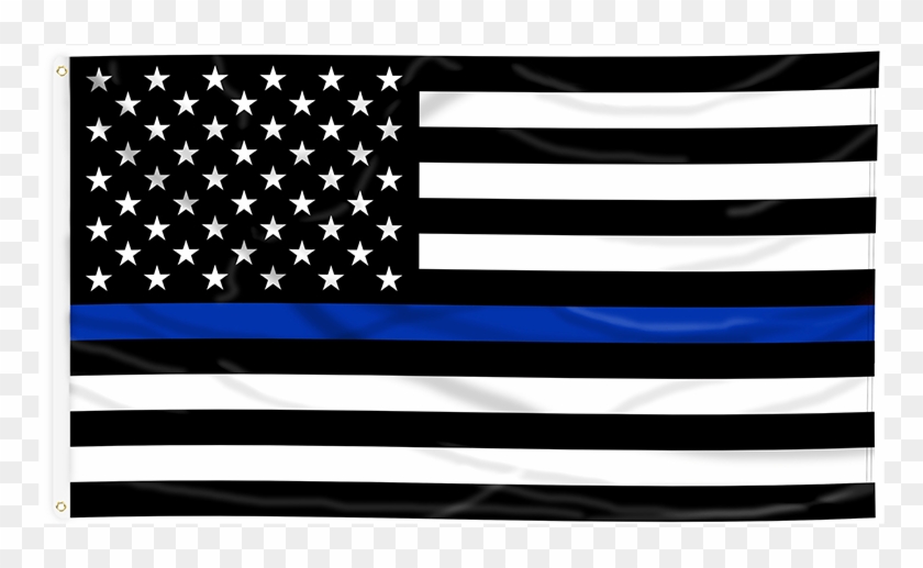 Black White Red Blue American Flag Clipart