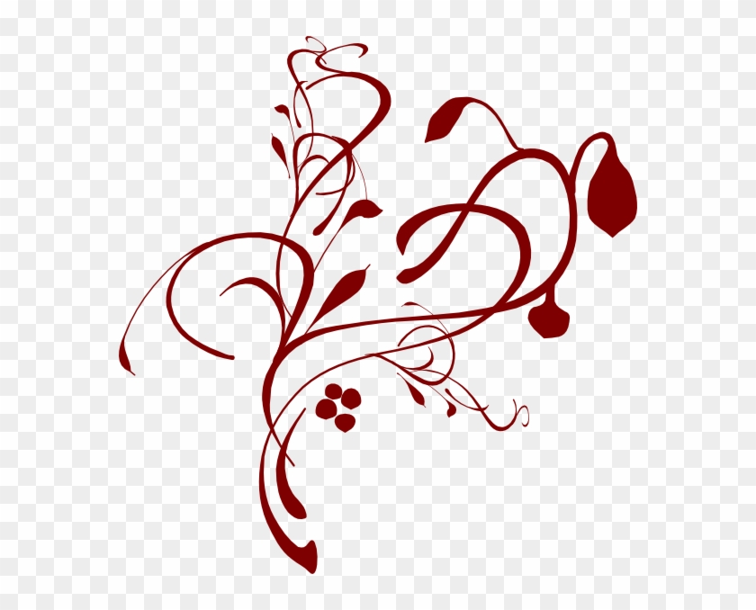 Clipart Black And White Stock Brown Clip Art At Clker - Vines Clip Art - Png Download #570645