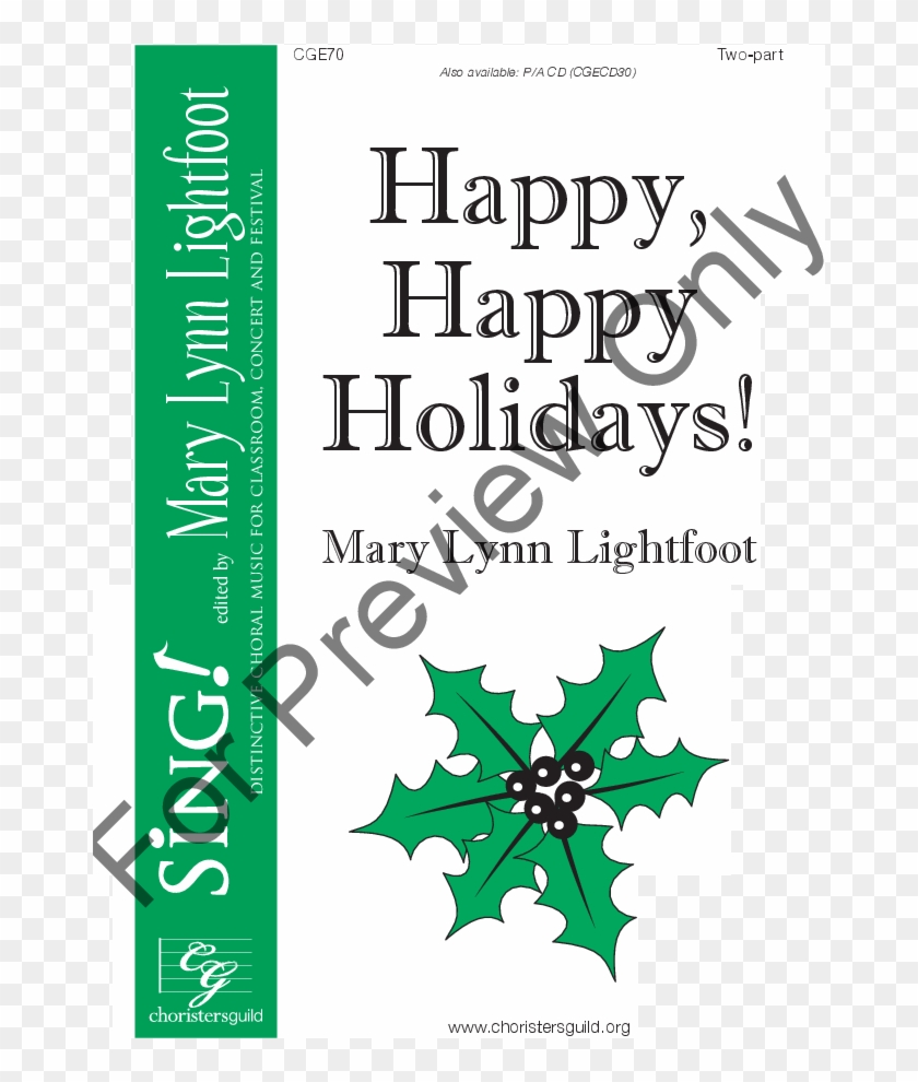 Thumbnail Happy, Happy Holidays - Graphic Design Clipart