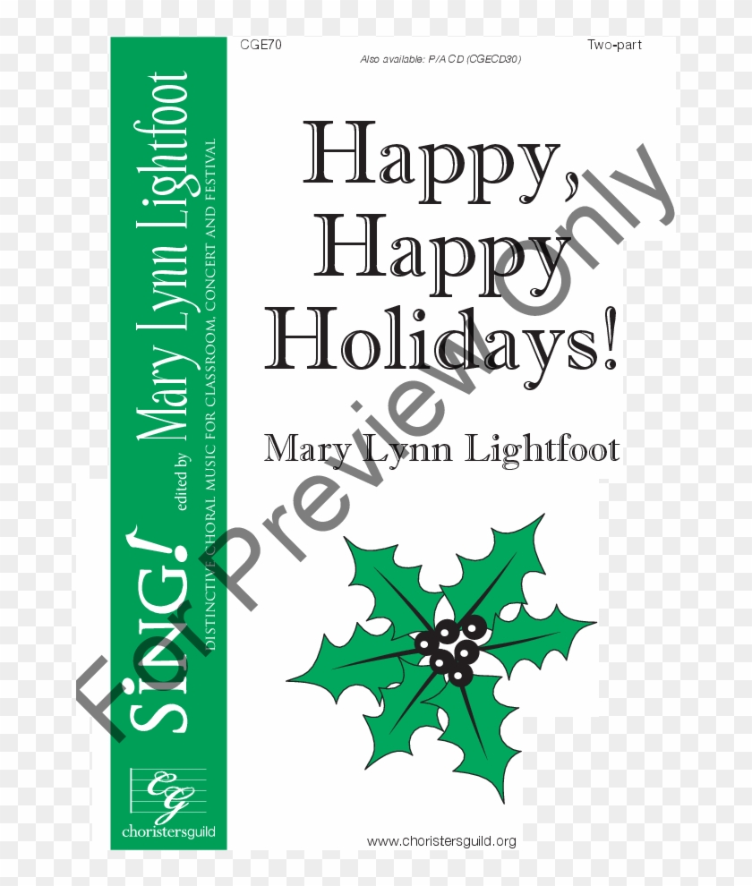 Thumbnail Happy, Happy Holidays - Graphic Design Clipart #570727