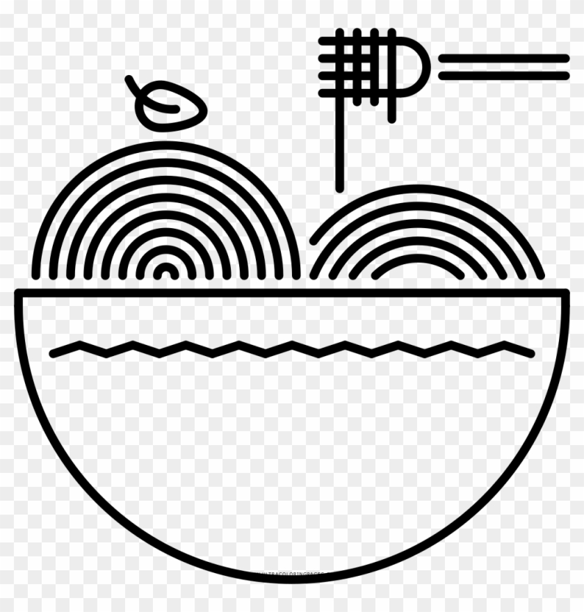 Clip Black And White Stock Funky Pasta Pages Vignette - Circle - Png Download #570804