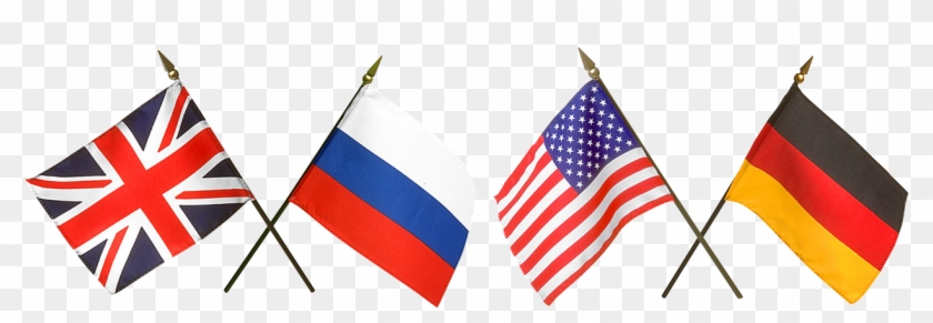 Germany, Flags, Russia, American Flag - America And Germany Flag Clipart #570924