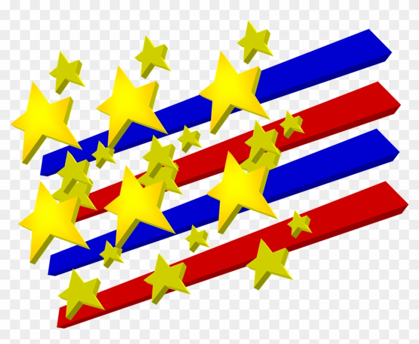 Cartoon American Flag Free Illustration Flag Transparent - Gambar Kartun Transparan Clipart