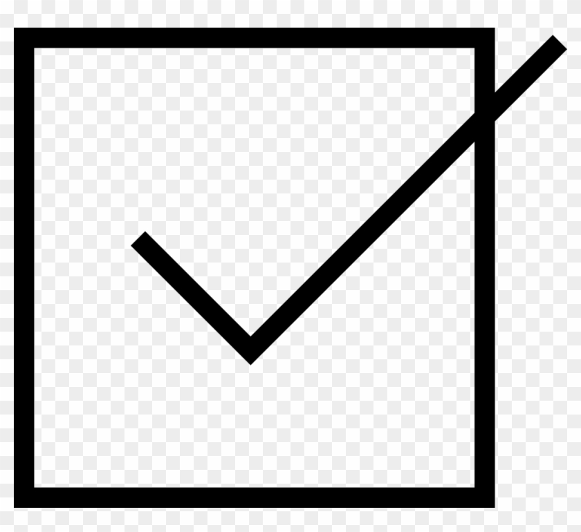 980 X 852 13 - Square With Check Mark Clipart