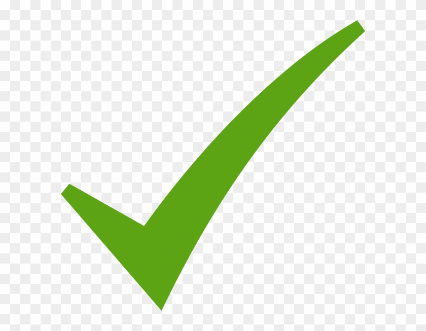 600 X 573 10 - Check Mark Green Png Clipart