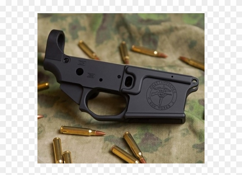 Chattahoochee Gun Works Billet Lower Receiver - Airsoft Gun Clipart