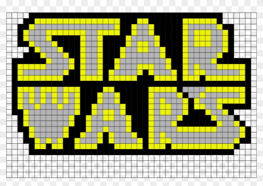 Pixel Art Star Wars Logo Clipart