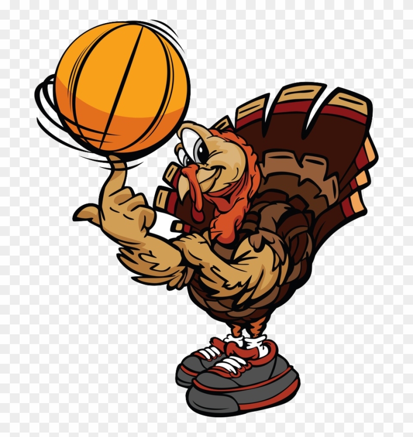 Athletic Turkey Png - Thanksgiving Basketball Clipart #571798
