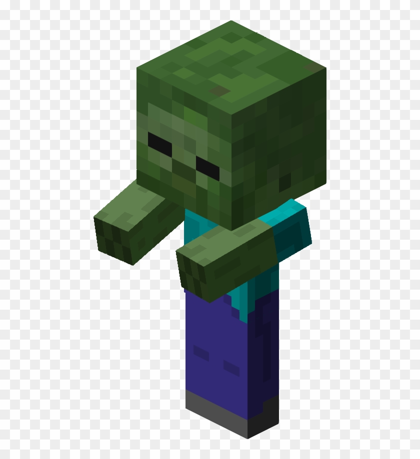 Baby Zombie - Minecraft Png De Un Zombi Clipart