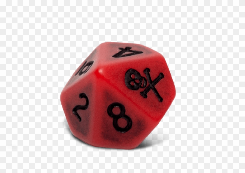 Set Of 6 Blood D10 Dice - Dice Game Clipart #572334