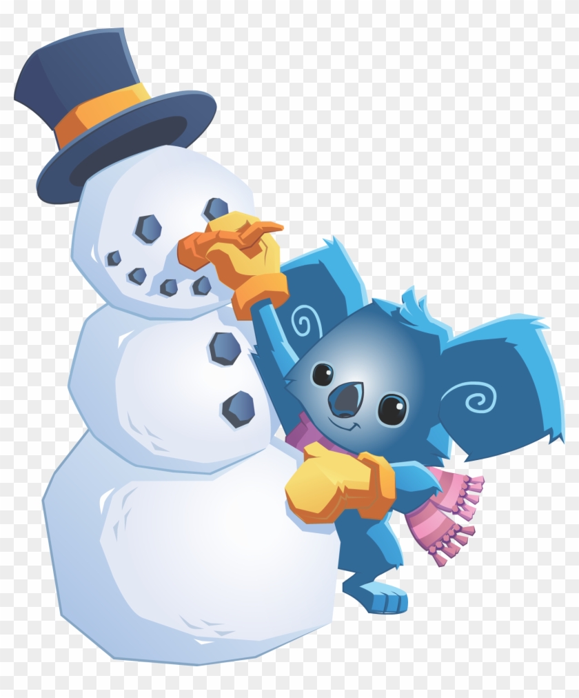 Snowman Png Picture - Animal Jam Koala Png Clipart #572337