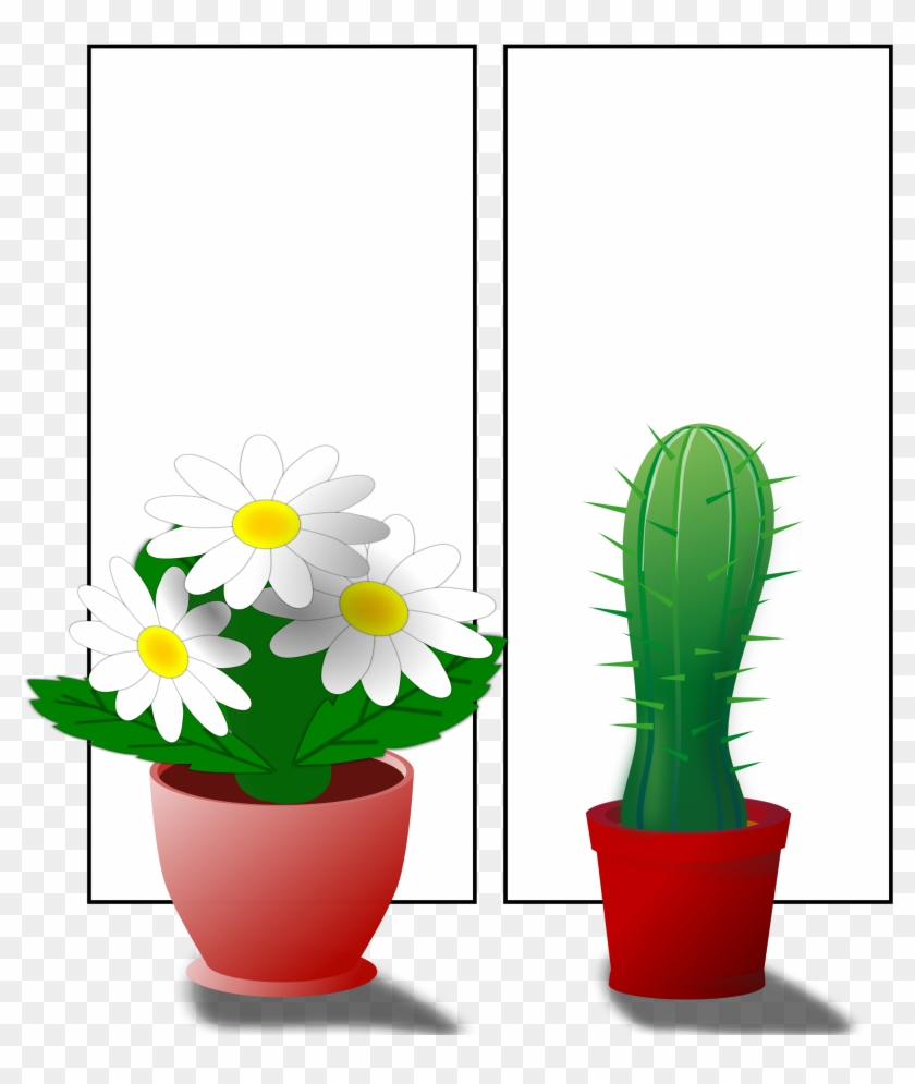 This Free Icons Png Design Of Window With Plants Clipart #572434