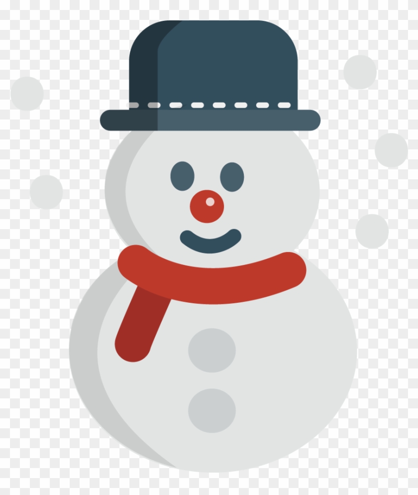 Snowman Face Clipart - Clipart Snowman Simple Png Transparent Png
