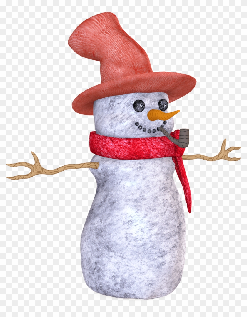 3d Snowman Clipart - Png Download #572482