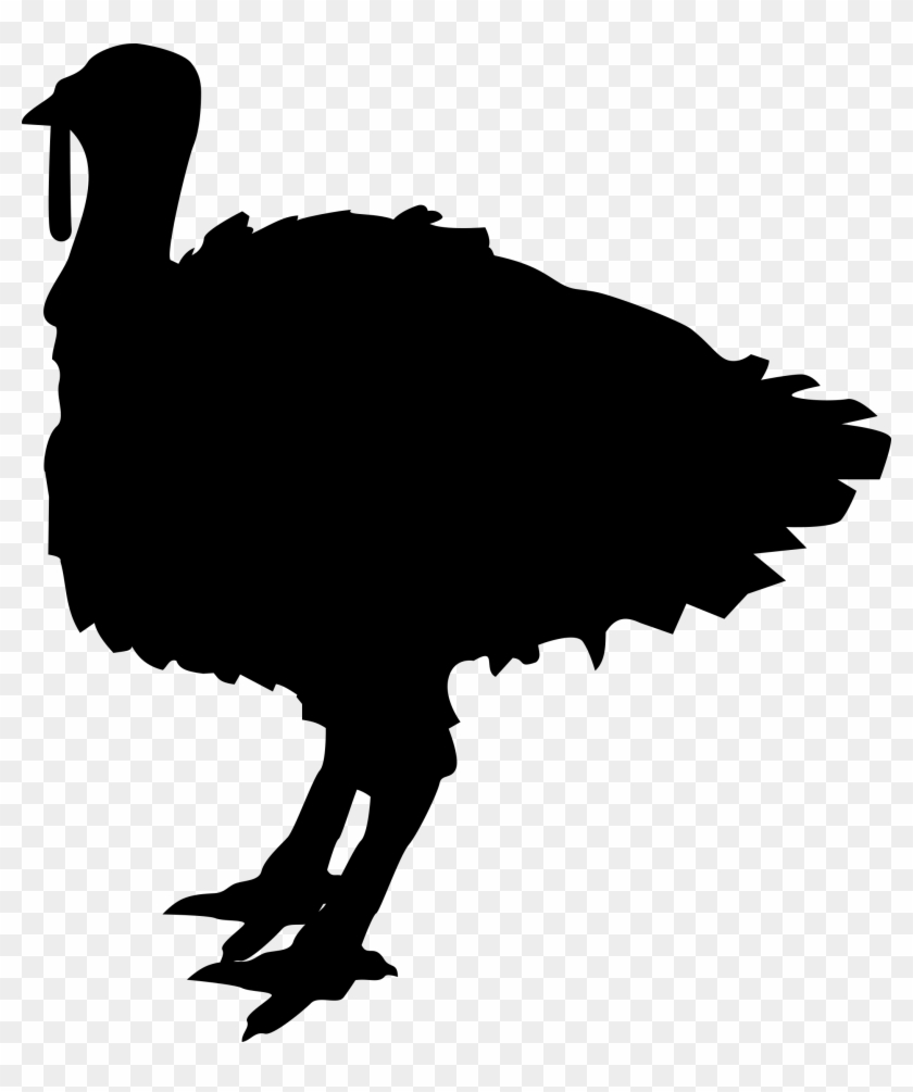 Turkey Clip Art Black - Png Download #572625