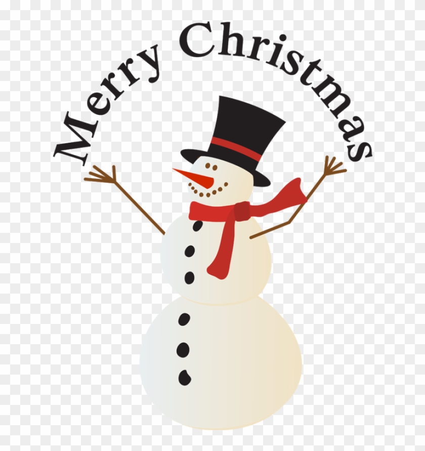 Merry Christmas Clipart Snowman - Snowman Clip Art Christmas - Png Download #572794