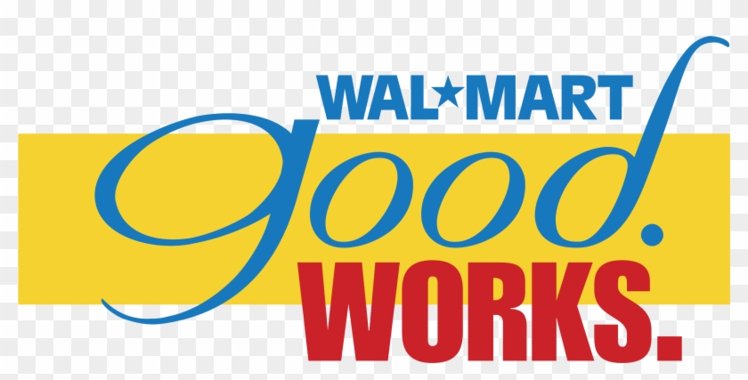 Good Works Logo Png Transparent - Walmart Clipart