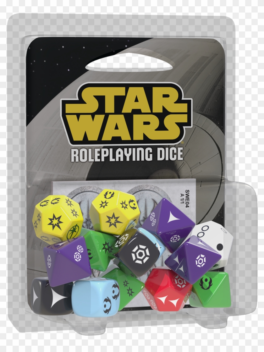 Star Wars Roleplaying Dice - Star Wars Rpg Roleplaying Dice Clipart