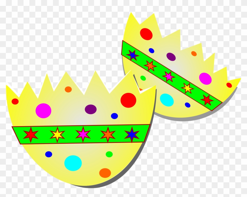 Big Image - Easter Egg Broken Clipart - Png Download