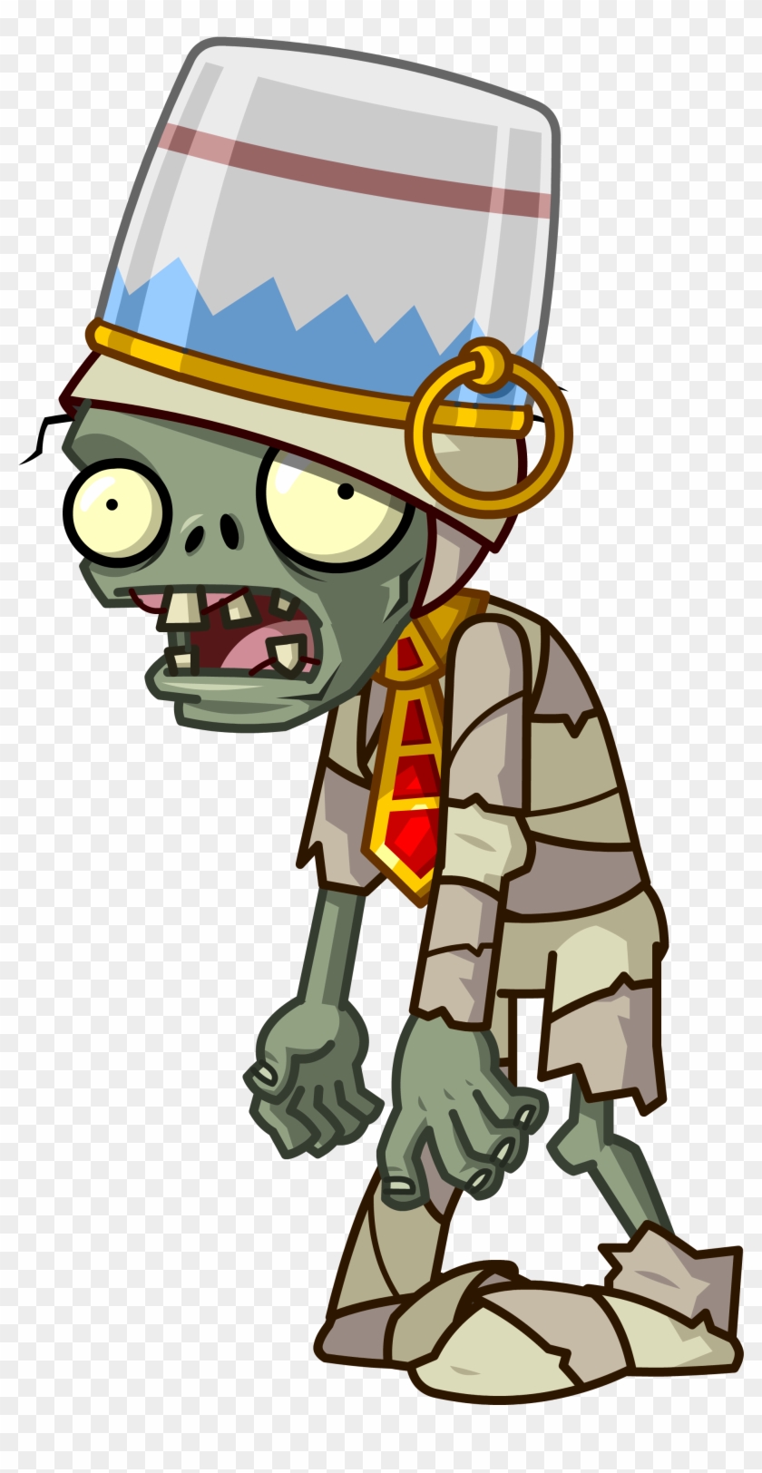Zombi Momiacaracubo - Plants Vs Zombies 2 Ancient Egypt Zombies Clipart