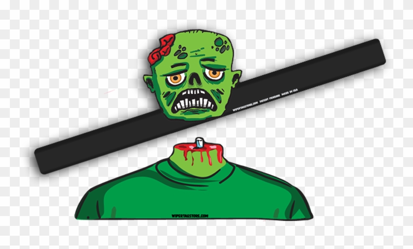 Zed Is Dead Zombie Wipertag And Decal - Skull Clipart