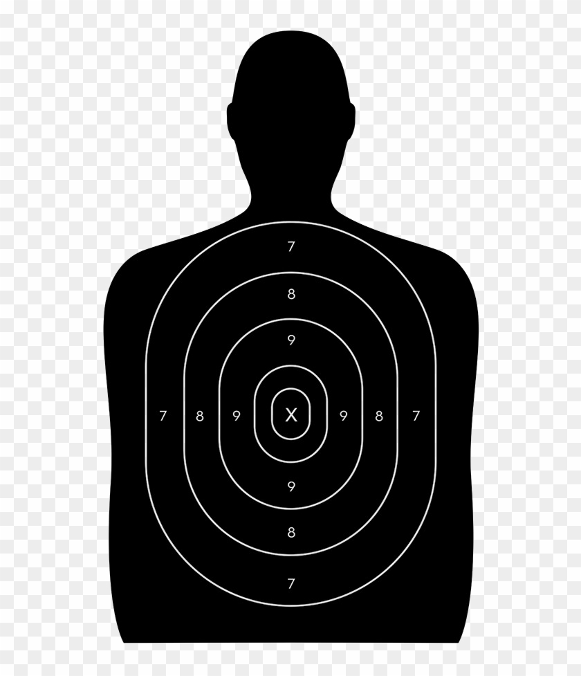 Shooting Target Png Picture - Shooting Range Target Clipart