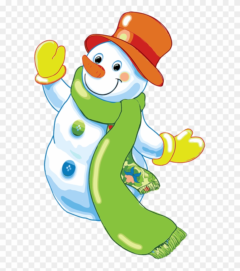 Transparent Santa And Snowman Png Clipart - Śmieszne Bałwanki #573807