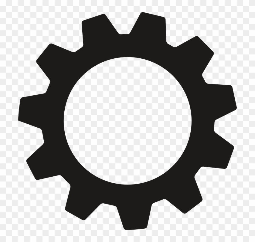 Gear Png Image Background - Transparent Background Gear Icon Clipart #573810