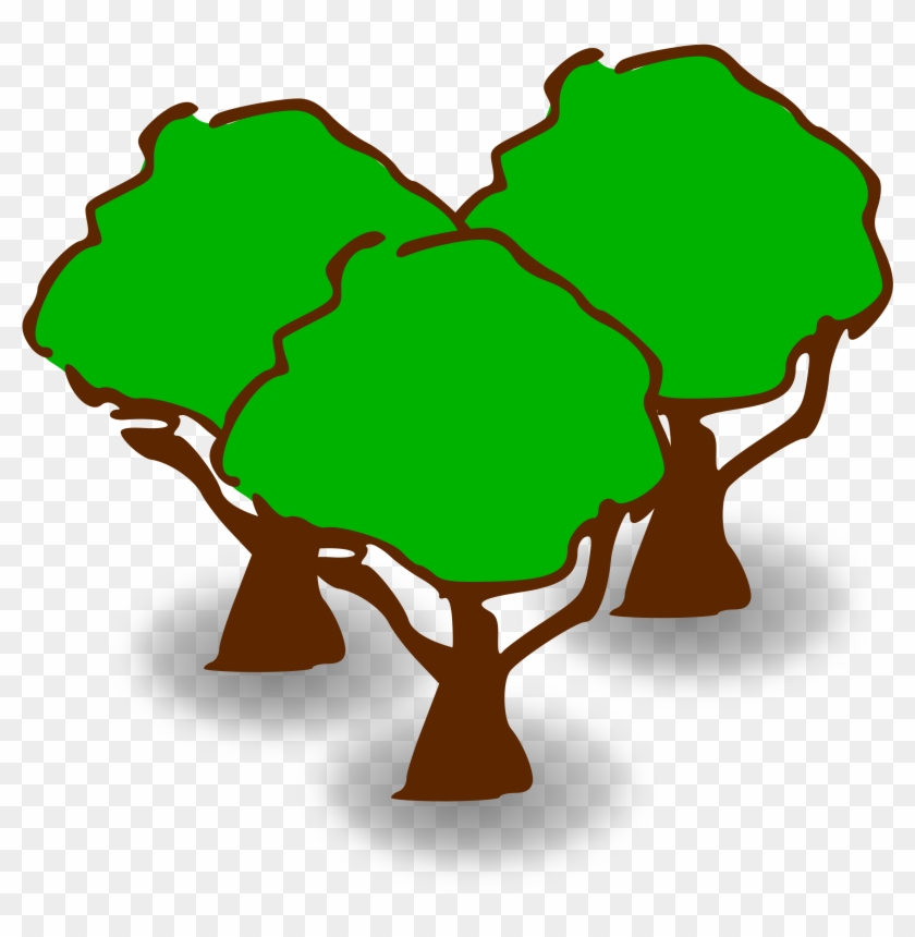 Computer Icons Tree House Forest - Forest Clipart - Png Download #573931