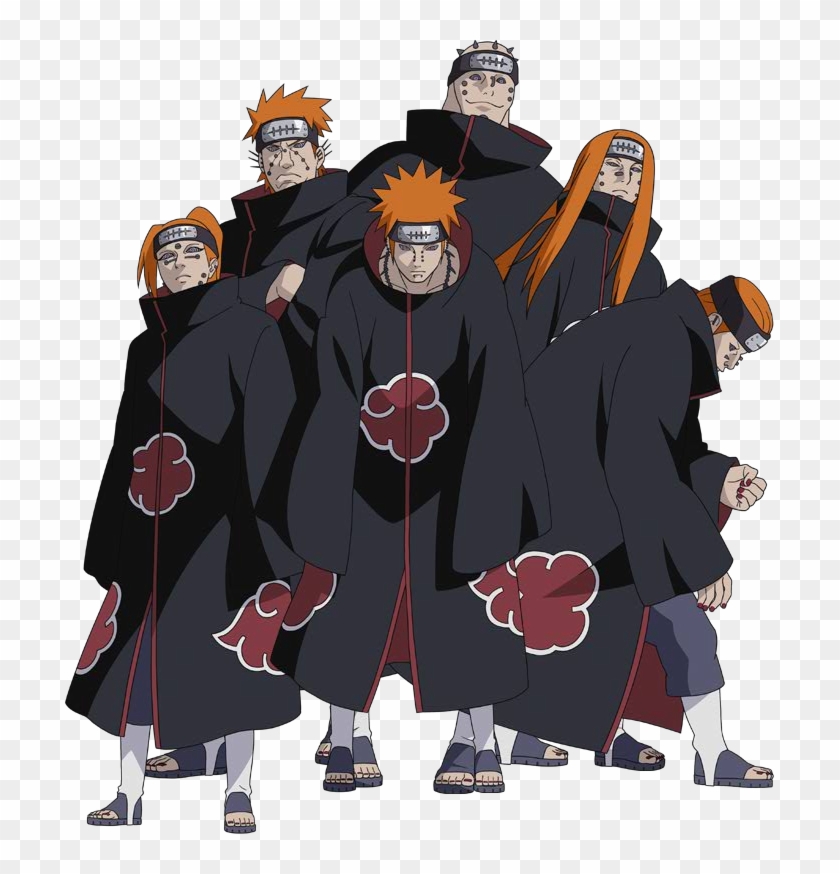 Naruto Pain Png Clipart - Naruto Shippuden 6 Pain Transparent Png #574203