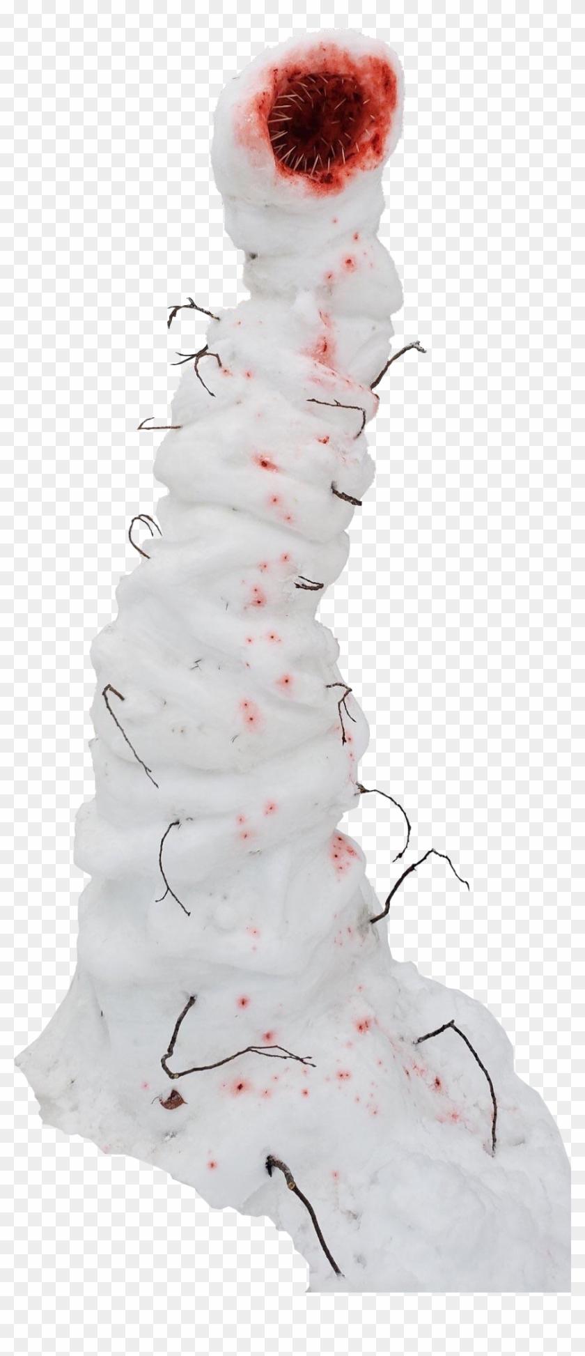 This Really Creepy Snowmanobject Clipart #574234