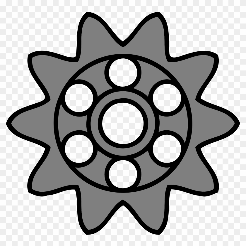 This Free Icons Png Design Of 10-tooth Gear With Circular Clipart #574615