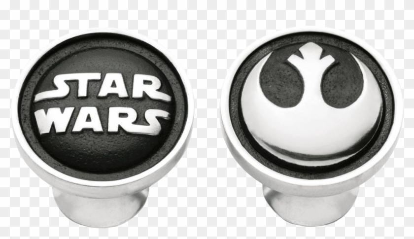 Rebel Alliance Pewter Cufflinks Clipart