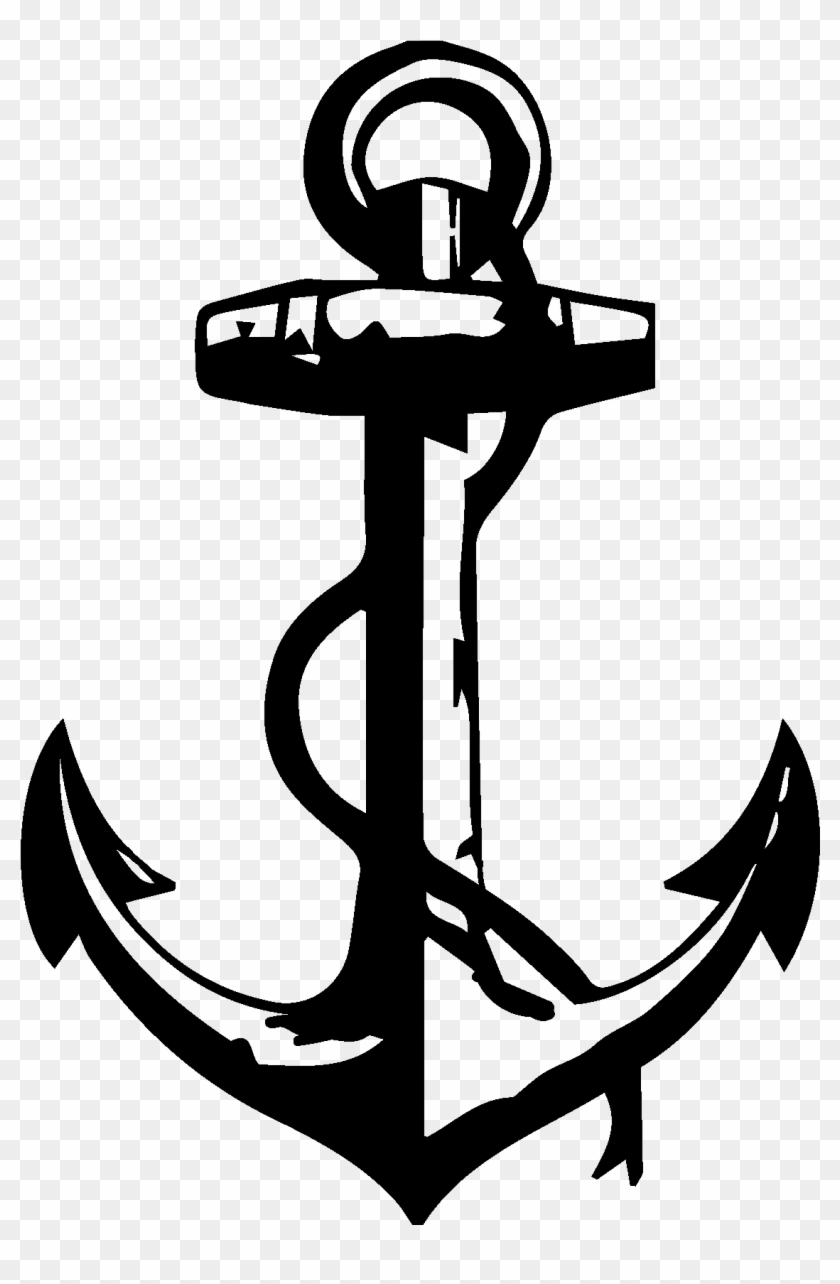 Anchor Black Out Clipart 574693 Pikpng