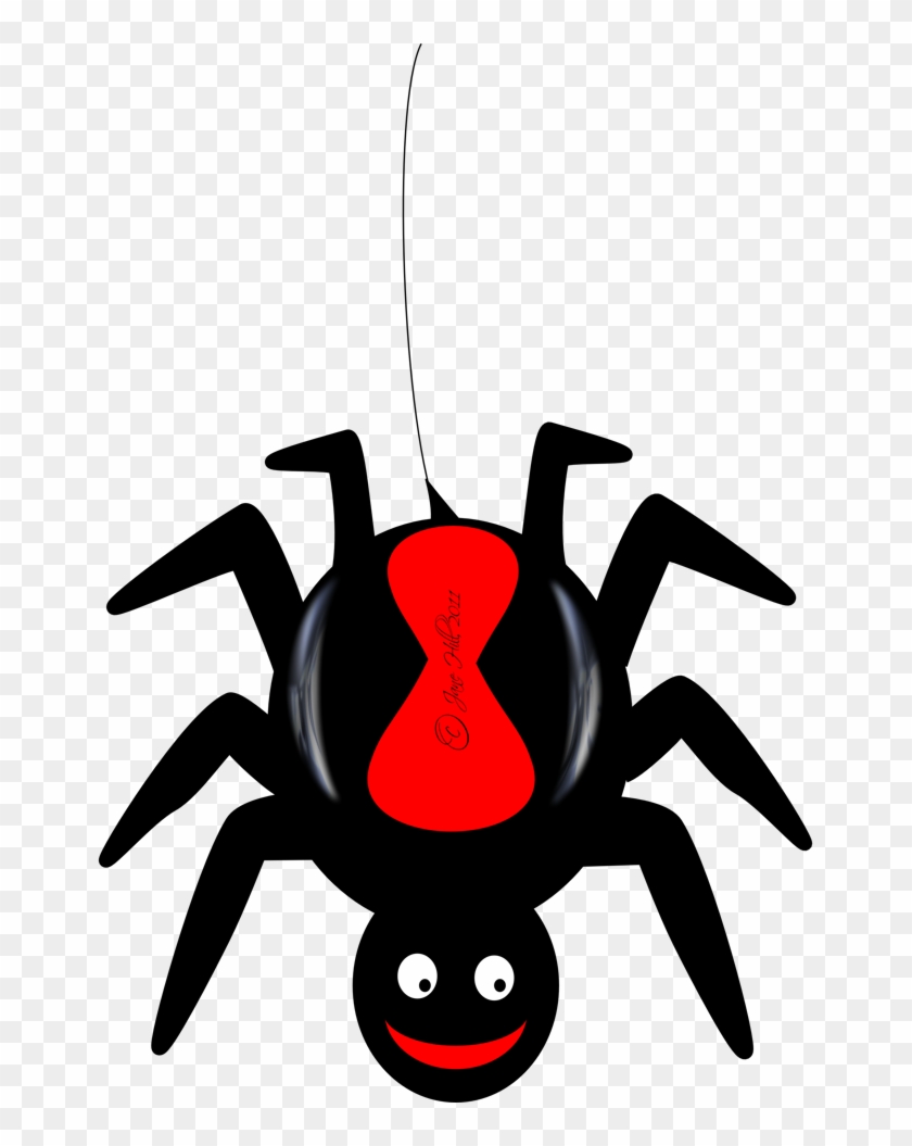 Clip Art Spider - Red Back Spider Cute - Png Download #574743