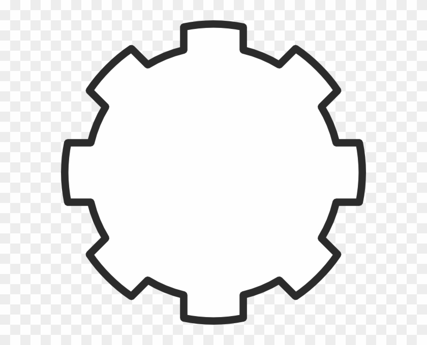 Jpg Black And White Download Gear Clip Art At Clker - Circle - Png Download