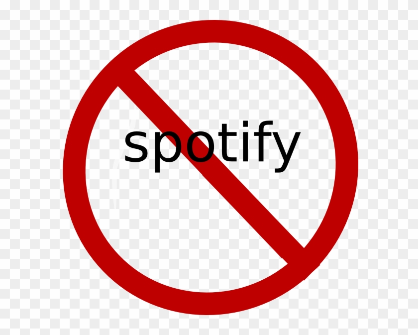 No Spotify Clip Art At Clker - No Talking - Png Download