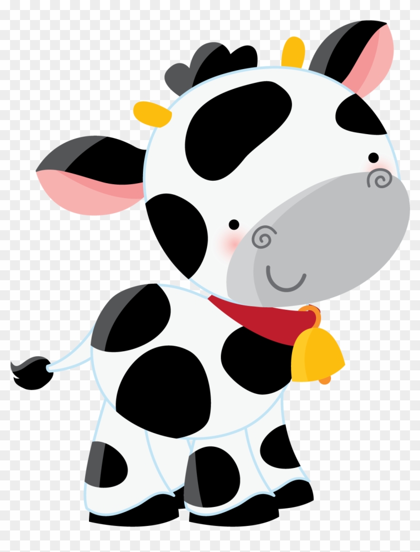 Iuwvcv8oi9cq7 Cow Clipart, Cow Png, Punch Art - Animales De Granja Animados Png Transparent Png #575707