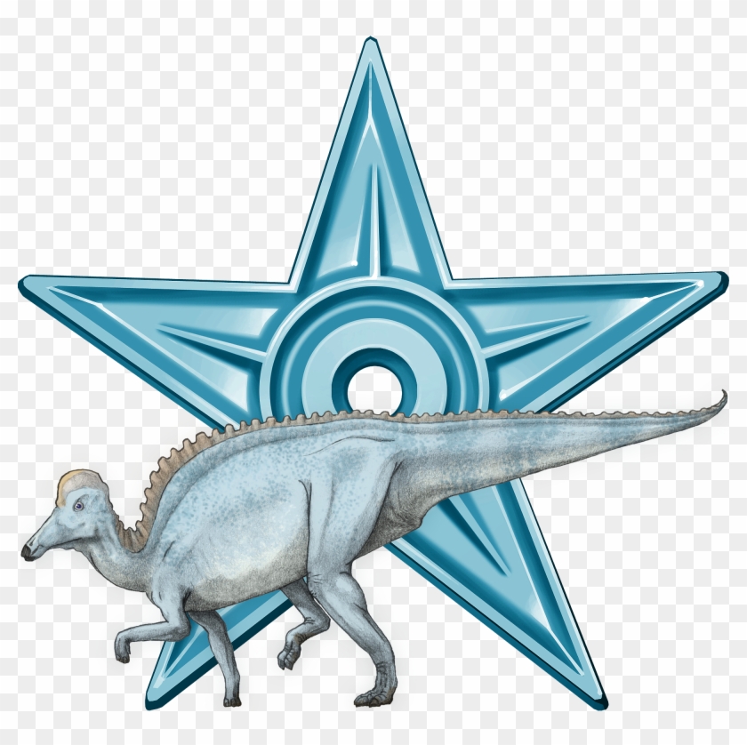 Azure Barnstar Of Dino - Royalty Clipart #575960