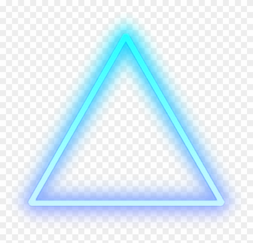 Triangle Blue Glow Light Shape Cool Clipart #576103