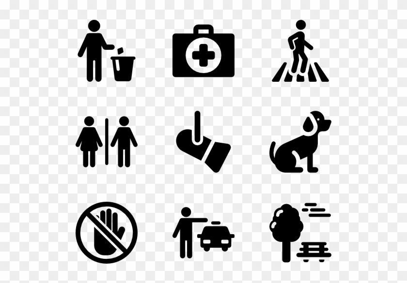 Public Spaces Signals - Public Space Vector Png Clipart
