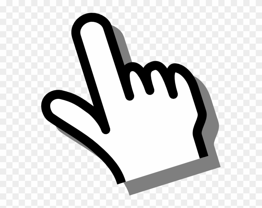 Cursor Hand Png Clipart - Clip Art Hand Png Transparent Png